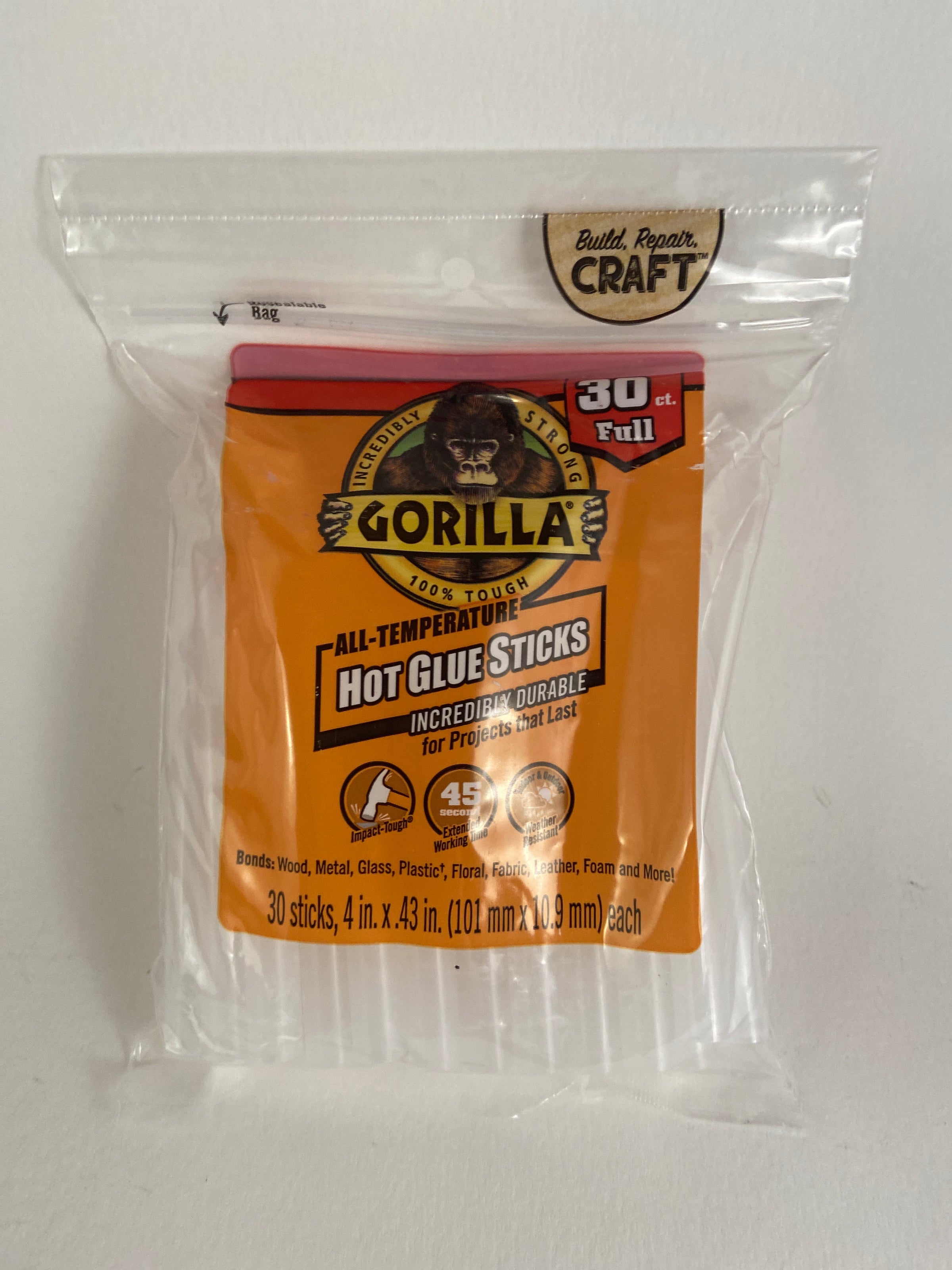 Gorilla Glue Hot Glue Sticks